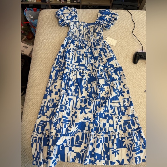 NWT Show Me Your MuMu - Afternoon Tea Dress in Santorini Escape - Size Small - Picture 6 of 6